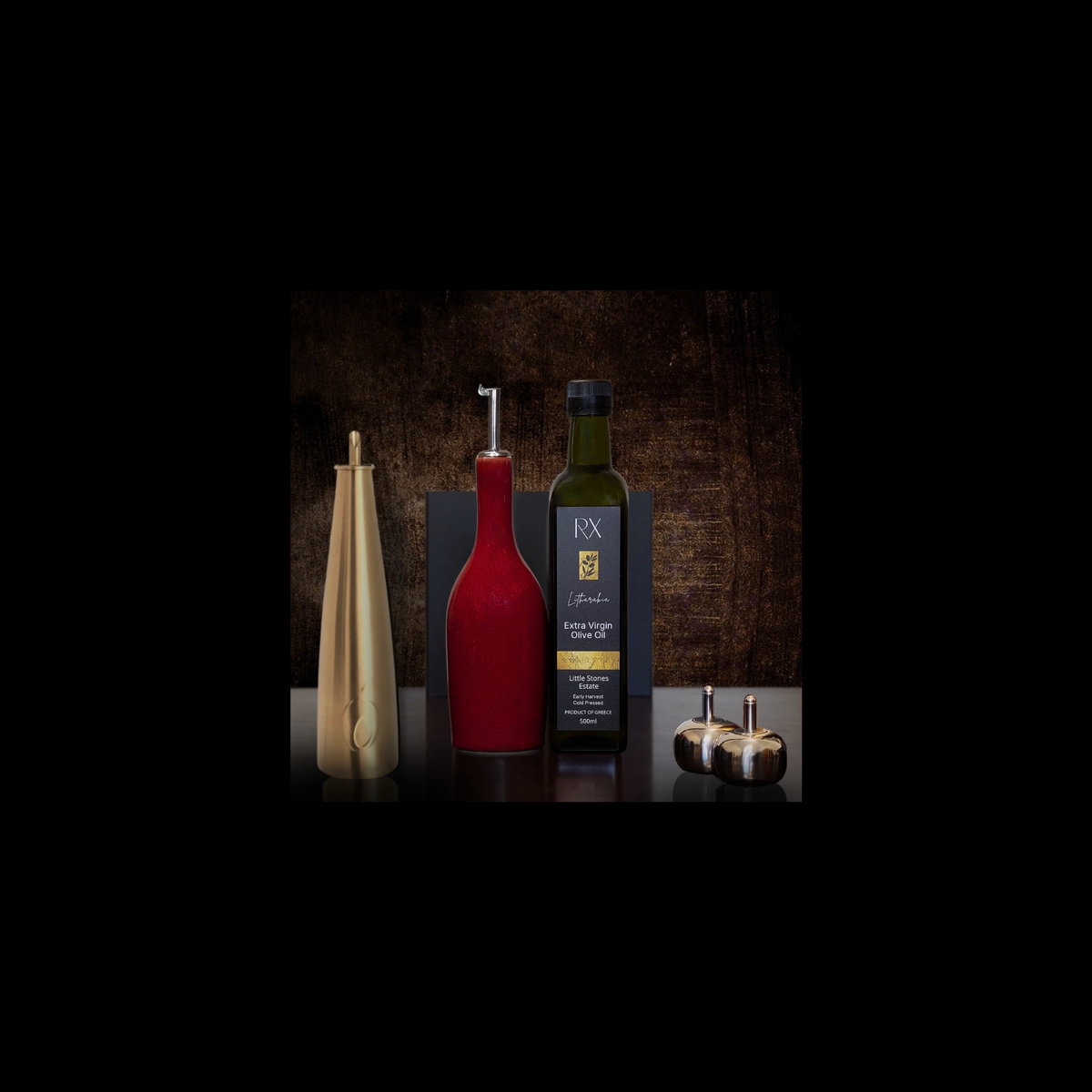 Extra Virgin Olive Oil & Dispensers Mediterranean Gourmet