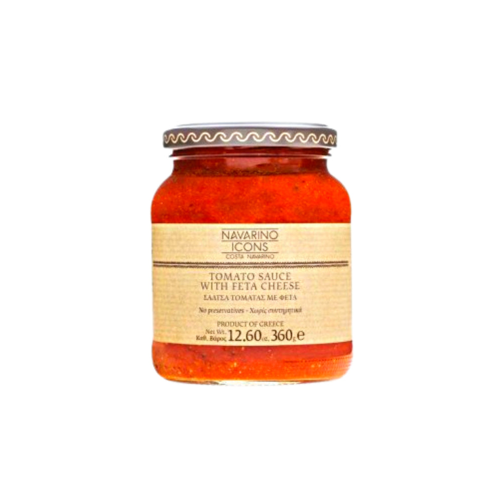 Navarino Icons Tomato and Feta Sauce made with real Greek feta is an absolute taste sensation.