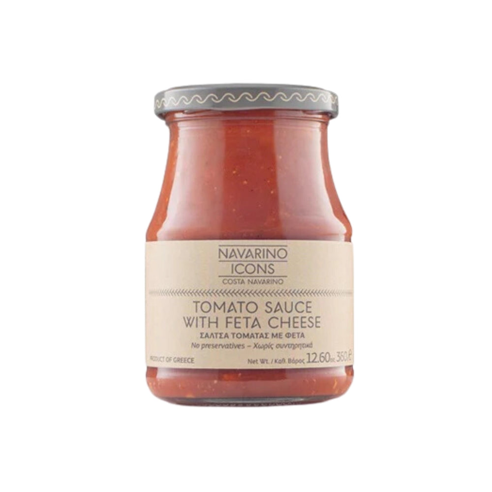 Navarino Icons Tomato and Feta Sauce made with real Greek feta is an absolute taste sensation.