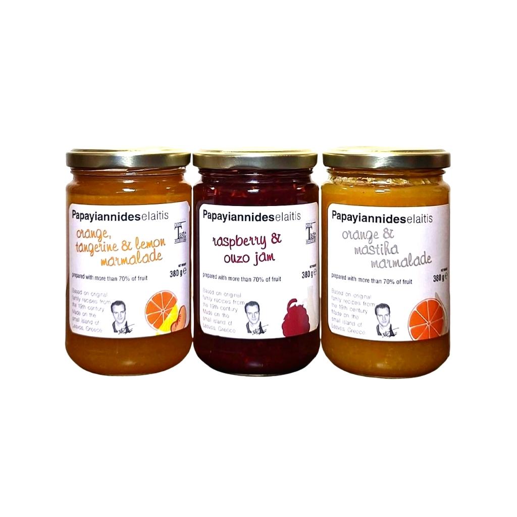 Gourmet Jams & Marmalade Gift Set Mediterranean Gourmet