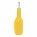 Tourron Lemon Ceramic Oil Bottle 'huilier', 500ml, beautifully handcrafted from the South of France.
